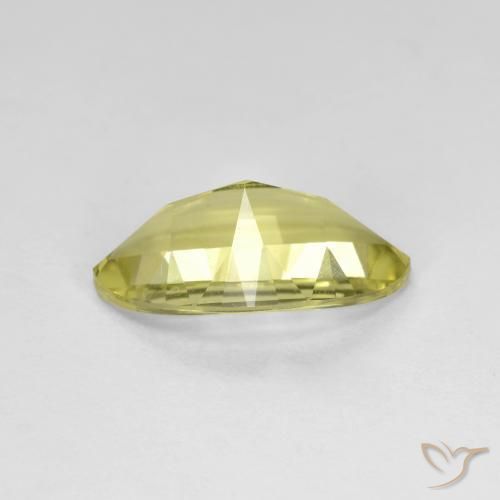 Quartz Gemstone in 13.1 x 8 mm Size for Sale, Quartz Stone in Medium Yellow Color