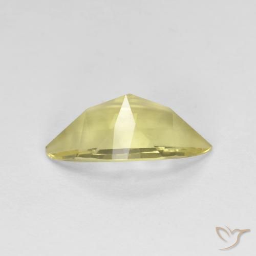 Quartz Gemstone in 13 x 7.8 mm Size for Sale, Quartz Stone in Light Yellow Color
