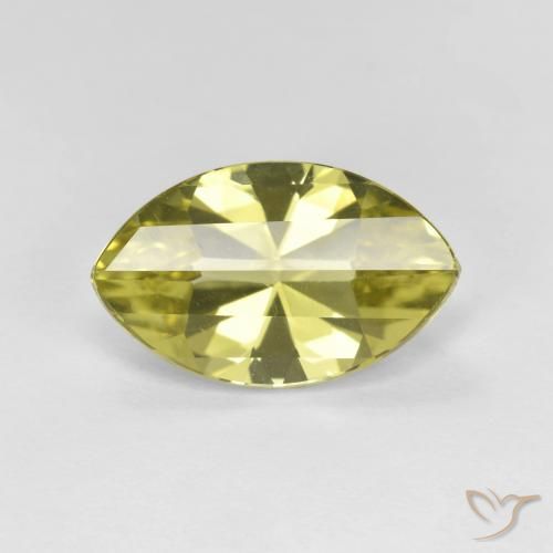 2.74ct Natural Light Yellow Quartz, Marquise, VVS