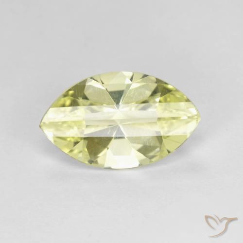 2.54ct Natural Lemon Yellow Quartz, Marquise, VVS