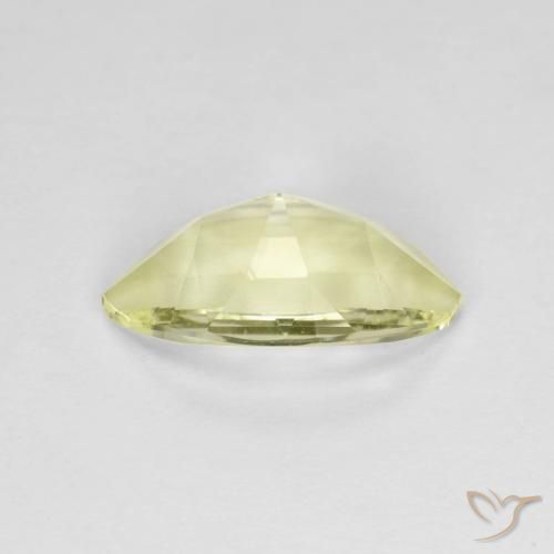 Quartz Gemstone in 13.3 x 8 mm Size for Sale, Quartz Stone in Lemon Yellow Color