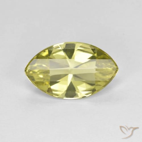2.47ct Natural Pineapple Yellow Quartz, Marquise, VVS