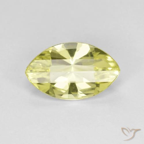 2.61ct Natural Lemon Yellow Quartz, Marquise, VVS