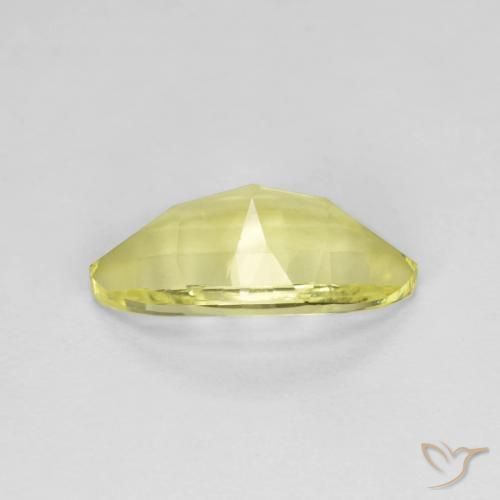 Quartz Gemstone in 13.1 x 8 mm Size for Sale, Quartz Stone in Lemon Yellow Color