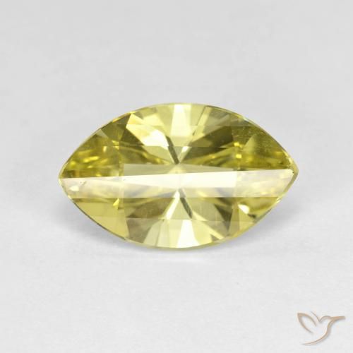 2.84ct Natural Light Yellow Quartz, Marquise, VVS