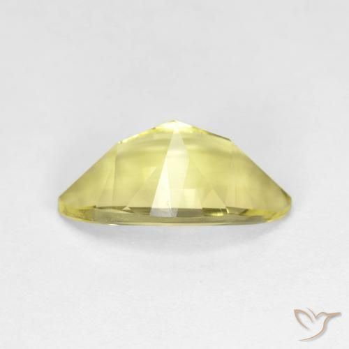 Quartz Gemstone in 13 x 8.1 mm Size for Sale, Quartz Stone in Light Yellow Color