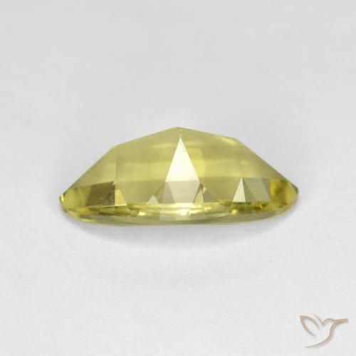 Quartz Gemstone in 13.1 x 7.9 mm Size for Sale, Quartz Stone in Light Yellow Color