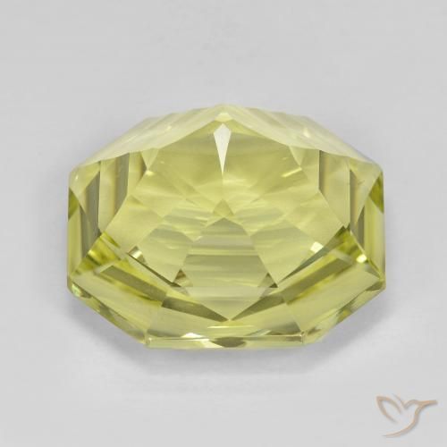 Quartz Gemstone in 16 x 16 mm (calibrated) Size for Sale, Quartz Stone in Light Yellow Color