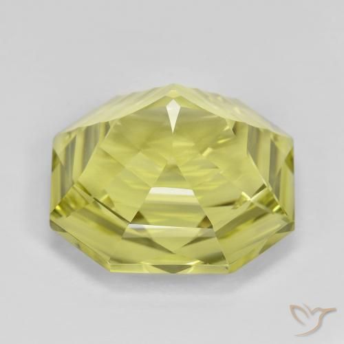 Quartz Gemstone in 16 x 16 mm (calibrated) Size for Sale, Quartz Stone in Medium Yellow Color