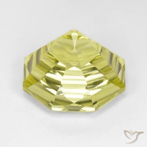 Quartz Gemstone in 16 x 16 mm (calibrated) Size for Sale, Quartz Stone in Medium Yellow Color