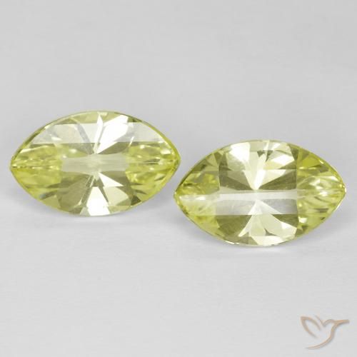 5.32ctw Natural Medium-Light Yellow Quartz, Marquise, VVS