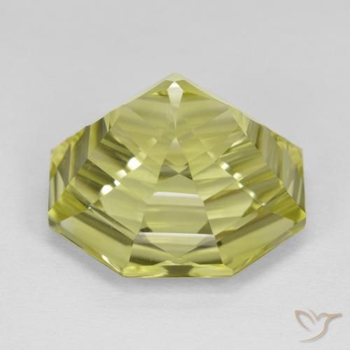 Quartz Gemstone in 16 x 16 mm (calibrated) Size for Sale, Quartz Stone in Lemon Yellow Color