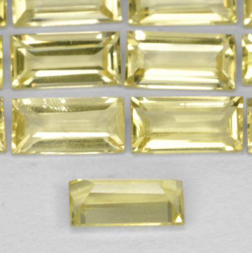 Quartz Gemstone in 6.1 x 3 mm Size for Sale, Quartz Stone in Light Yellow Color