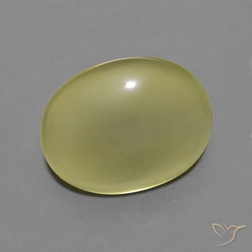 7.61ct Natural Light Yellow Quartz, Oval, Transparent
