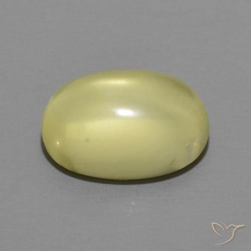 Quartz Gemstone in 12.8 x 10.1 mm Size for Sale, Quartz Stone in Medium Yellow Color