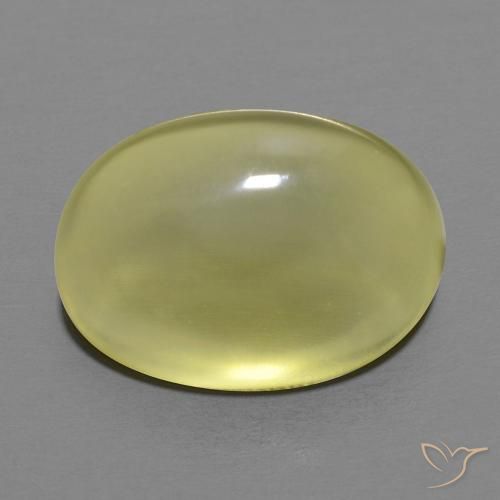 11.62ct Natural Medium Yellow Quartz, Oval, Transparent