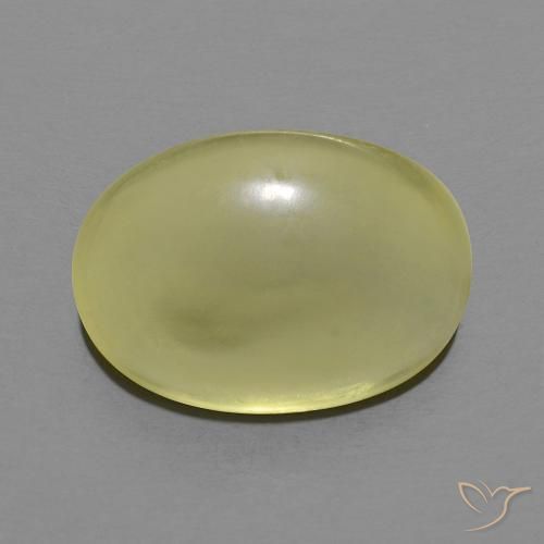 6.92ct Natural Medium Yellow Quartz, Oval, Transparent