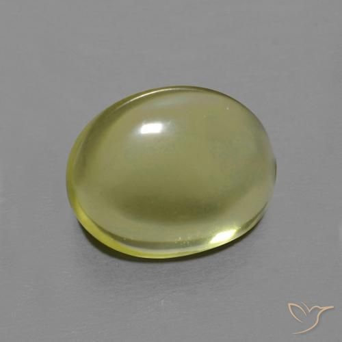3.82ct Natural Lemon Yellow Quartz, Oval, Transparent