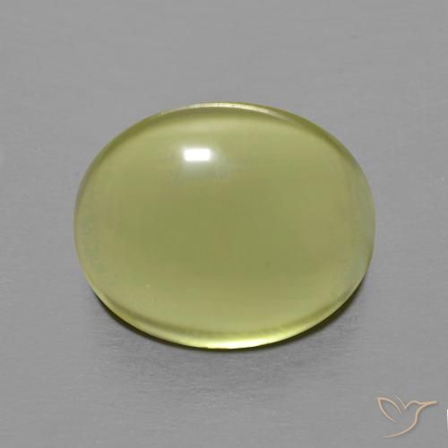 6.10ct Natural Medium Yellow Quartz, Oval, Transparent