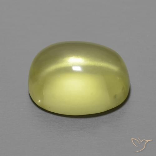 Quartz Gemstone in 12 x 10 mm (calibrated) Size for Sale, Quartz Stone in Medium Yellow Color