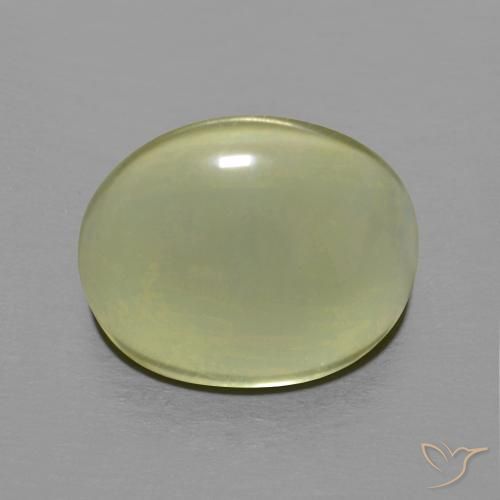 4.67ct Natural Green Yellow Quartz, Oval, Transparent