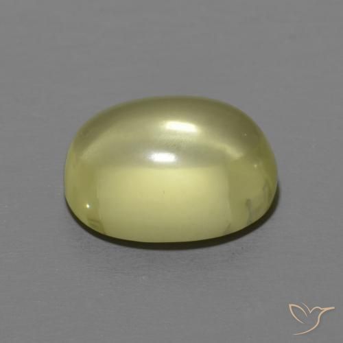 Quartz Gemstone in 11 x 9 mm (calibrated) Size for Sale, Quartz Stone in Corn Yellow Color