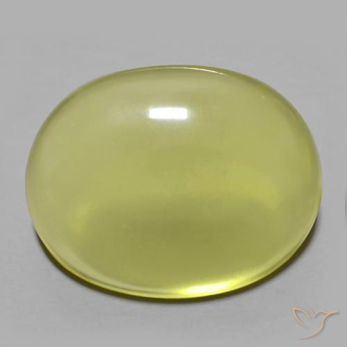 34.53 ct Yellow Quartz, 23.1 x 18.1 mm Oval Cut From Brazil, Photo A