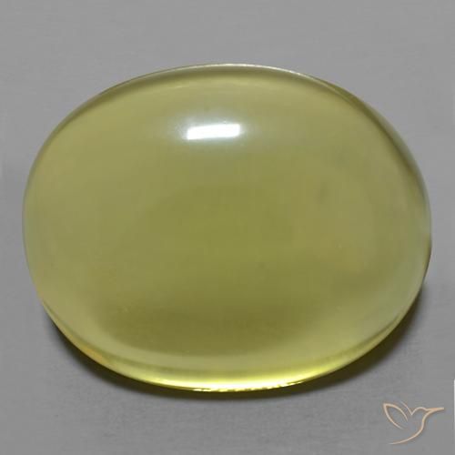 29.47ct Natural Medium Yellow Quartz, Oval, Transparent
