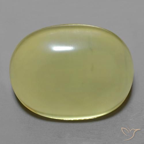 28.49ct Natural Medium Yellow Quartz, Oval, Transparent