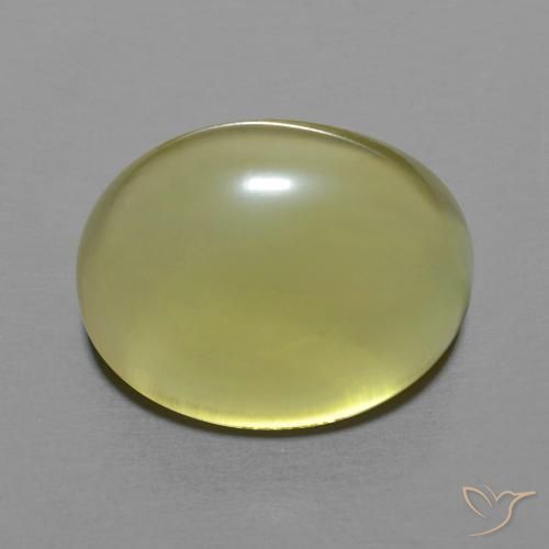 8.68ct Natural Pale Yellow Quartz, Oval, Transparent