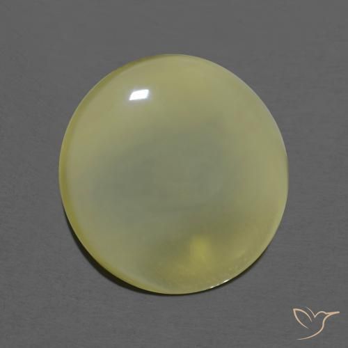 5.73ct Natural Light Yellow Quartz, Round, Transparent