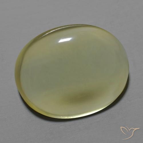 16.19 ct Yellow Quartz Stone, Natural Quartz in Oval Cabochon Shape for Sale