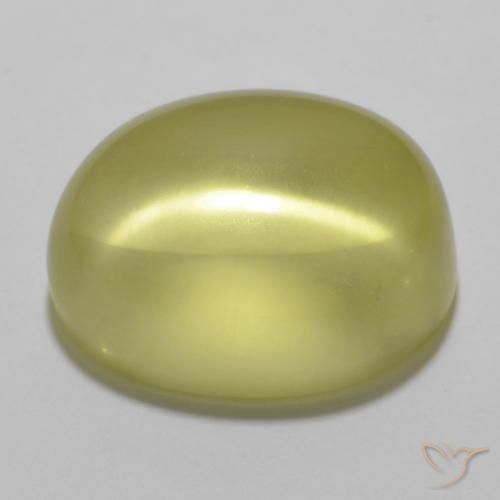 Quartz Gemstone in 16.5 x 13.2 mm Size for Sale, Quartz Stone in Light Yellow Color