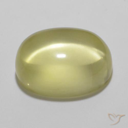 Quartz Gemstone in 16 x 12 mm (calibrated) Size for Sale, Quartz Stone in Light Pineapple Yellow Color