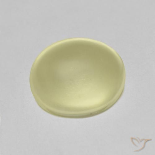 2.95 ct Yellow Quartz, 9.9 x 8.2 mm Oval Cut From Brazil, Photo A