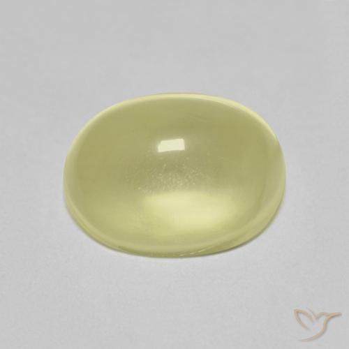 2.81ct Natural Light Yellow Quartz, Oval, Transparent