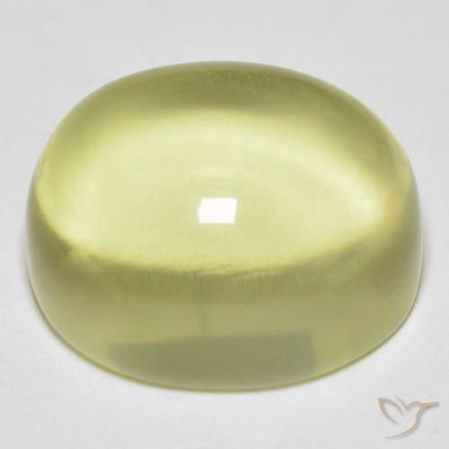 Quartz Gemstone in 20 x 15 mm (calibrated) Size for Sale, Quartz Stone in Laguna Yellow Color