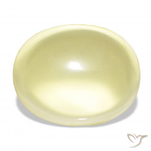 27.94ct Light Yellow Quartz, Oval, Transparent