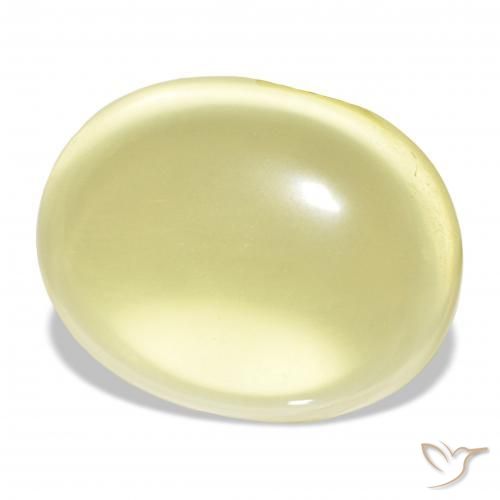 27.94 ct Yellow Quartz Stone, Natural Quartz in Oval Cabochon Shape for Sale