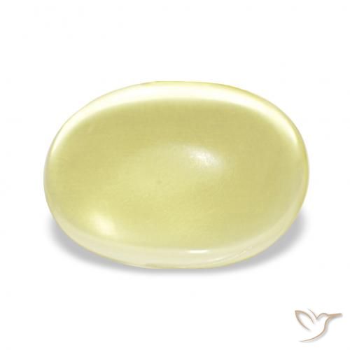 3.29ct Light Yellow Quartz, Oval, Transparent