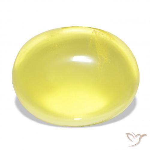 46.40ct Pineapple Yellow Quartz, Oval, Transparent