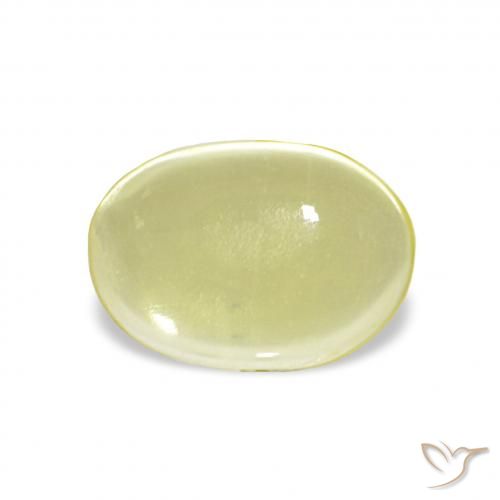 2.86ct Light Yellow Quartz, Oval, Transparent