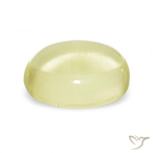 Quartz Gemstone in 12 x 10 mm (calibrated) Size for Sale, Quartz Stone in Light Yellow Color