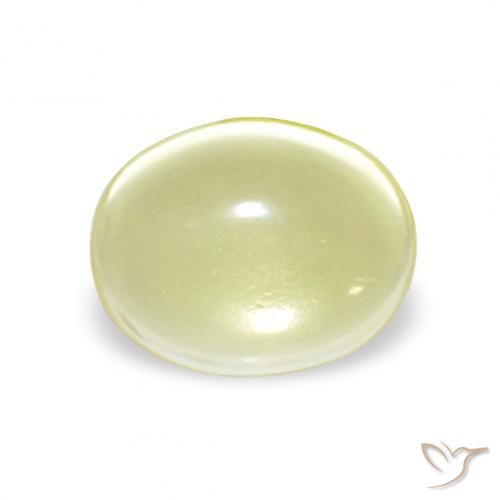 3.54ct Light Yellow Quartz, Oval, Transparent