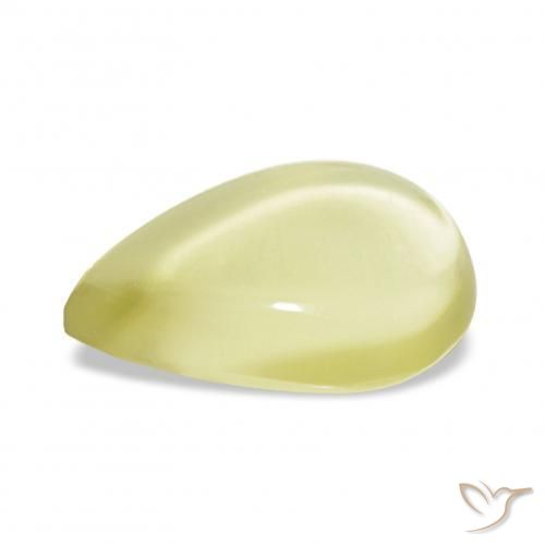 Quartz Gemstone in 18 x 13 mm (calibrated) Size for Sale, Quartz Stone in Light Pineapple Yellow Color