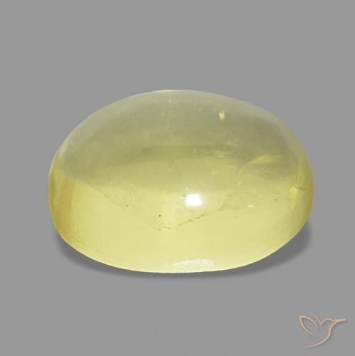 Quartz Gemstone in 16 x 12 mm (calibrated) Size for Sale, Quartz Stone in Light Pineapple Yellow Color