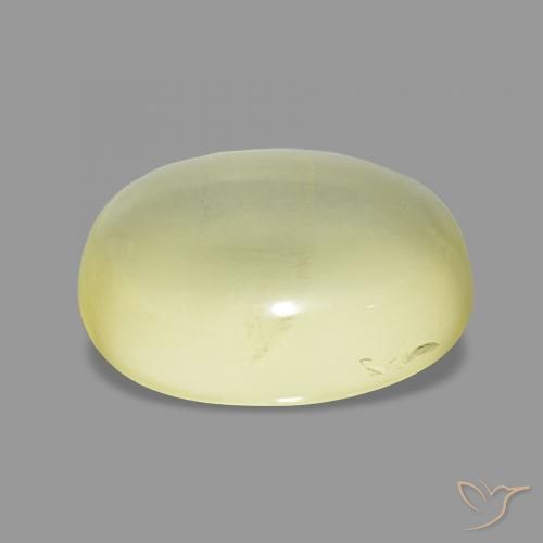Quartz Gemstone in 14.6 x 10.8 mm Size for Sale, Quartz Stone in Light Yellow Color