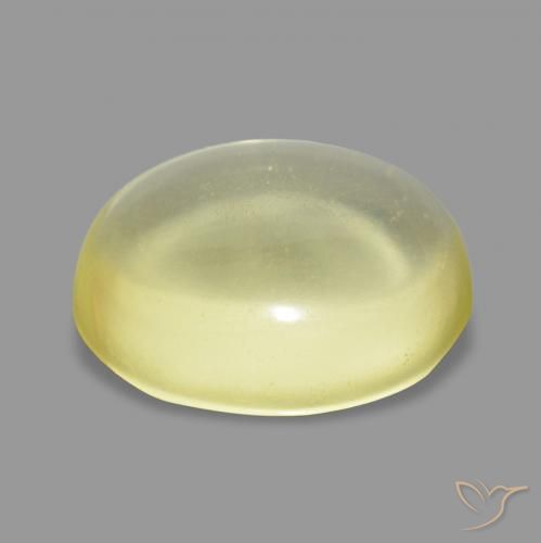 Quartz Gemstone in 13.1 x 10.5 mm Size for Sale, Quartz Stone in Light Pineapple Yellow Color