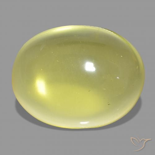 62.88ct Natural Light Yellow Quartz, Oval, Transparent, Photo A