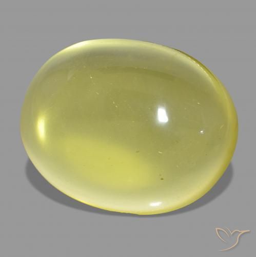 62.88 ct Yellow Quartz Stone, Natural Quartz in Oval Cabochon Shape for Sale